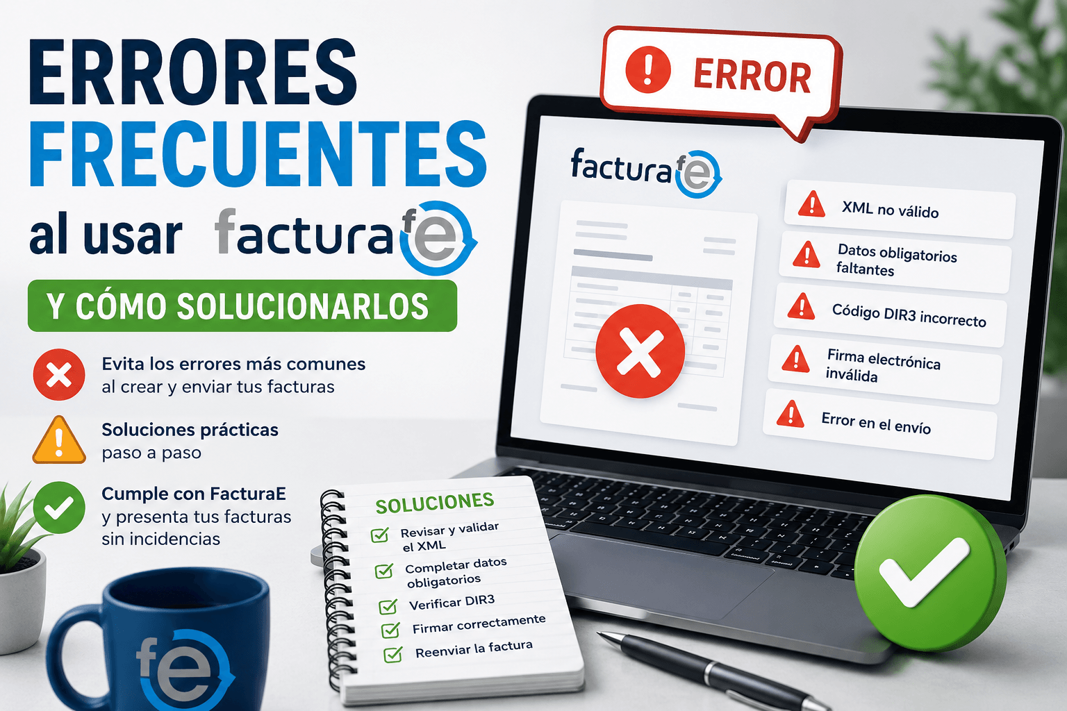 errores frecuentes al usar facturae 3.4