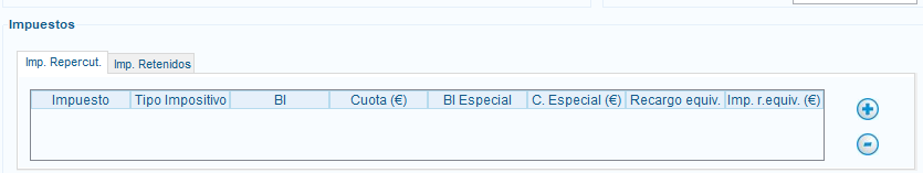 impuestos de factura facturae impuestos de factura facturae