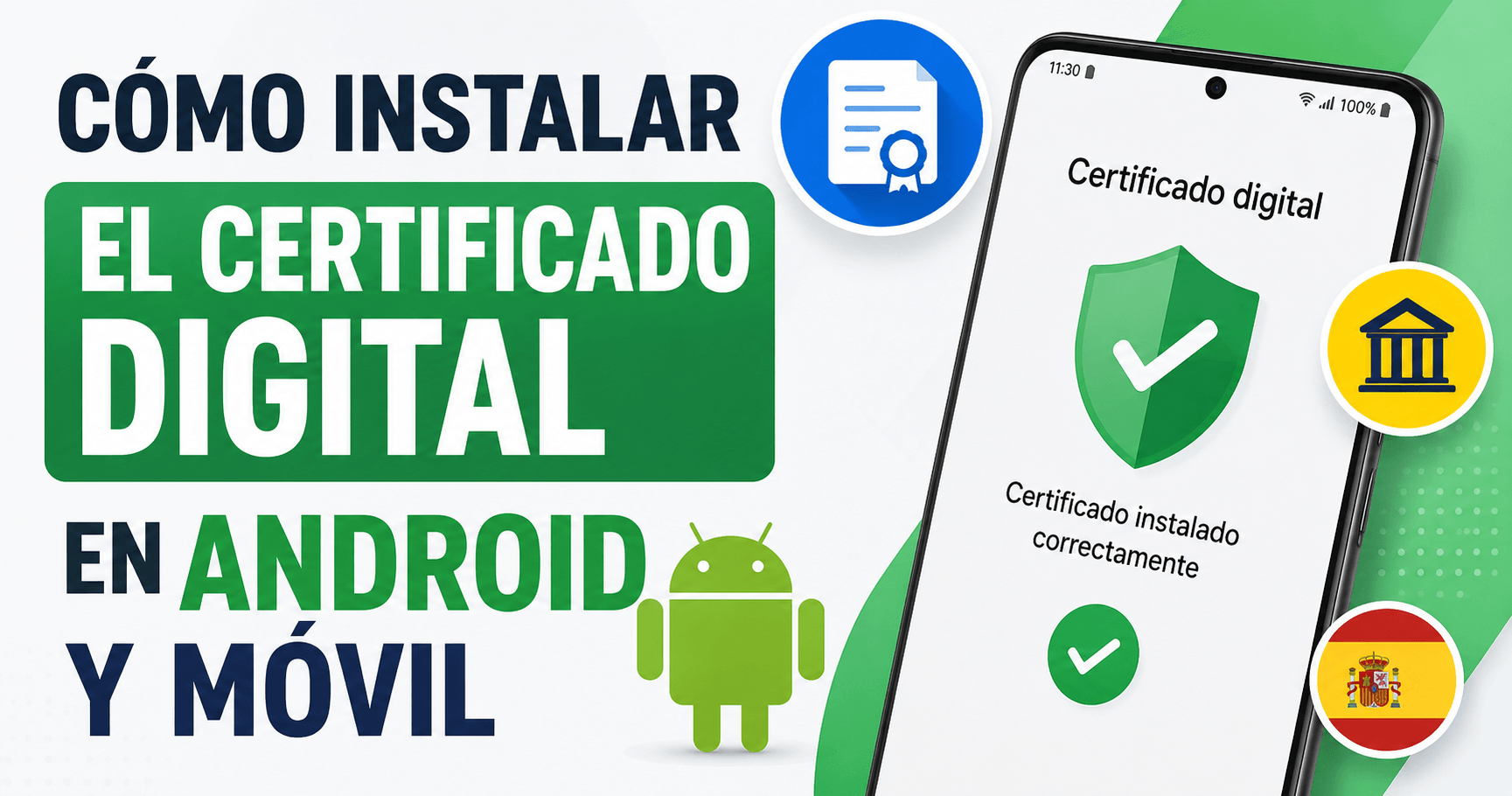 Cómo instalar el certificado digital en Android y móvil
