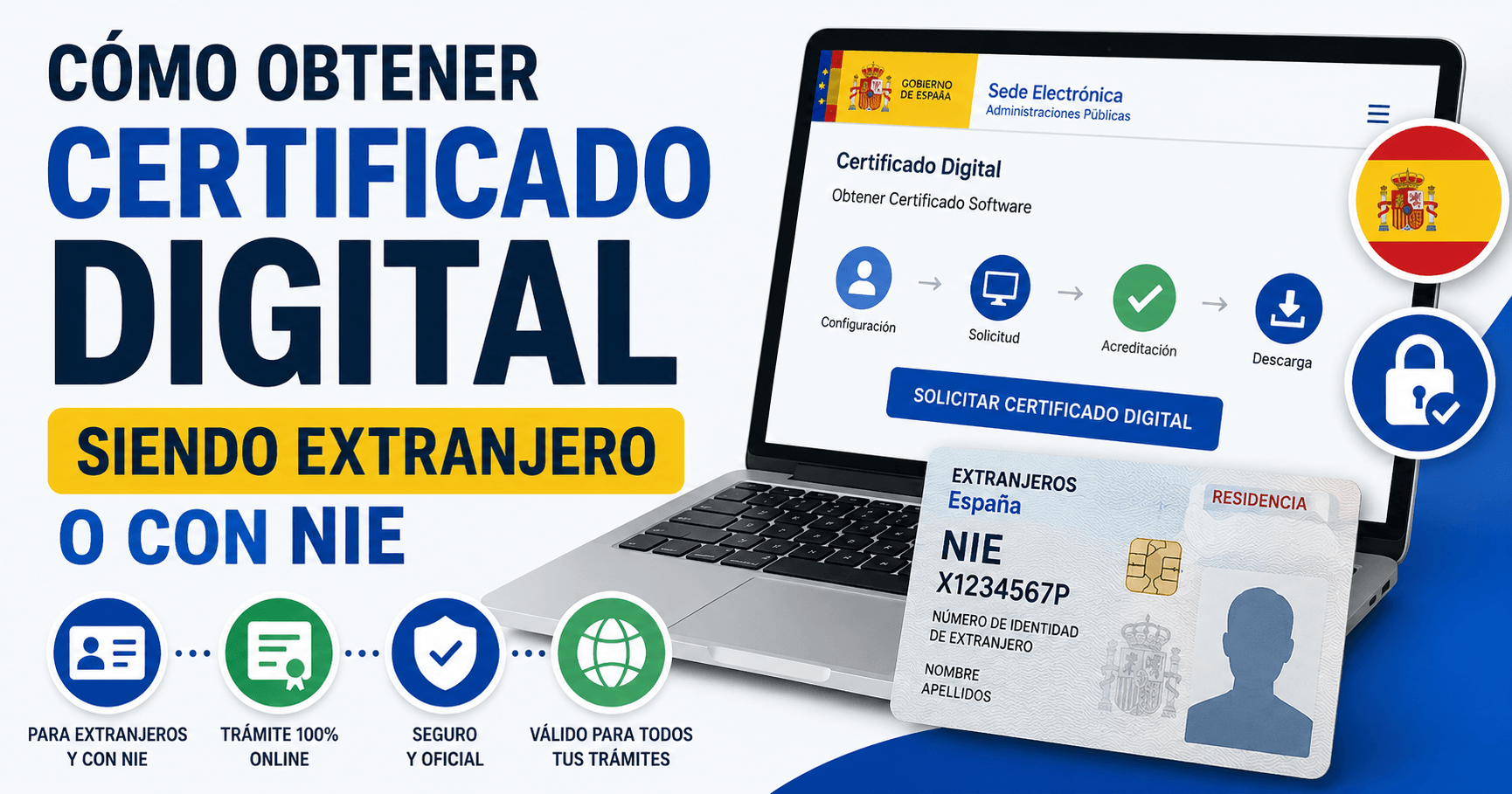 Cómo obtener certificado digital siendo extranjero o con NIE
