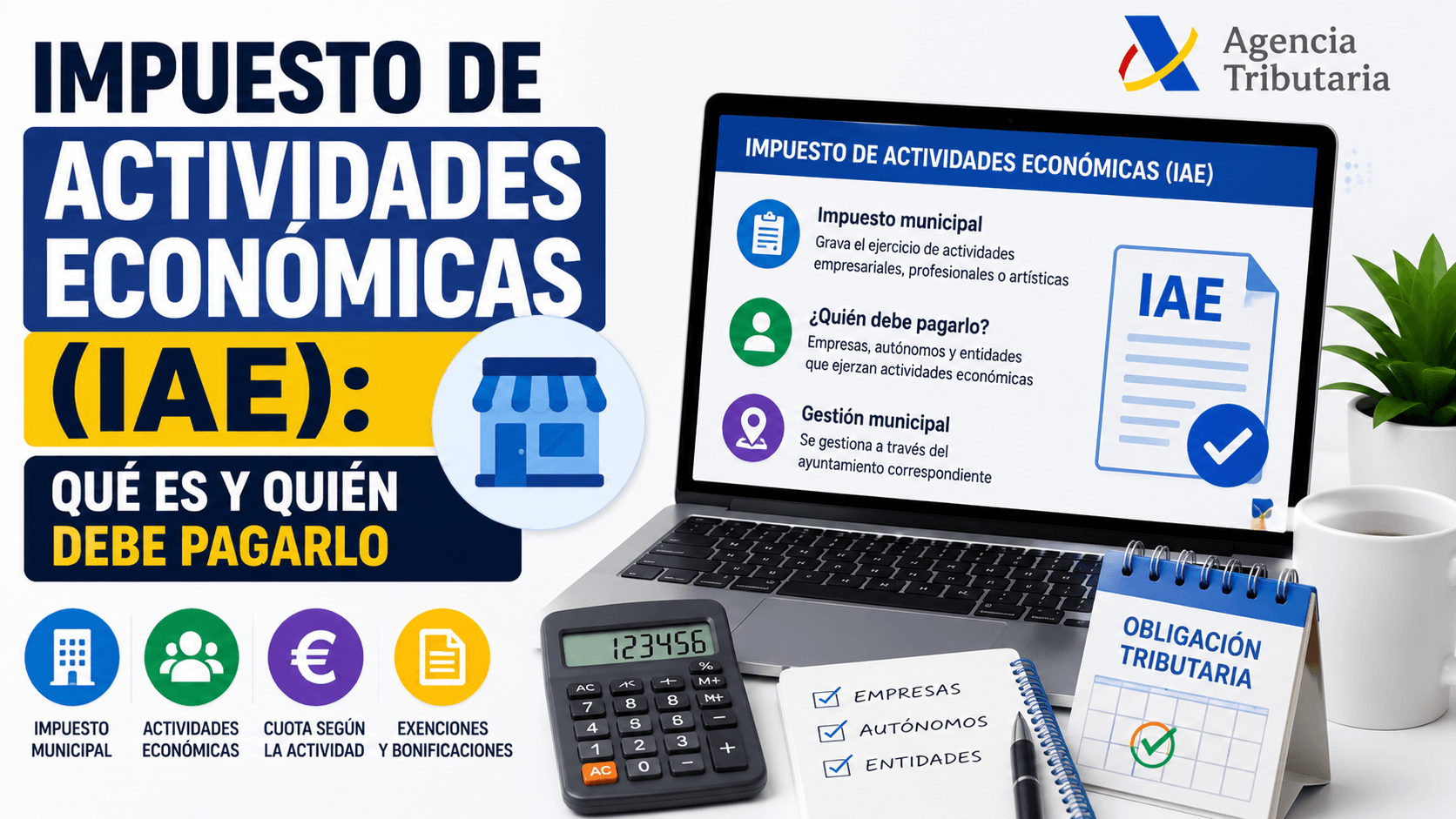 Impuesto de Actividades Económicas IAE explicado visualmente